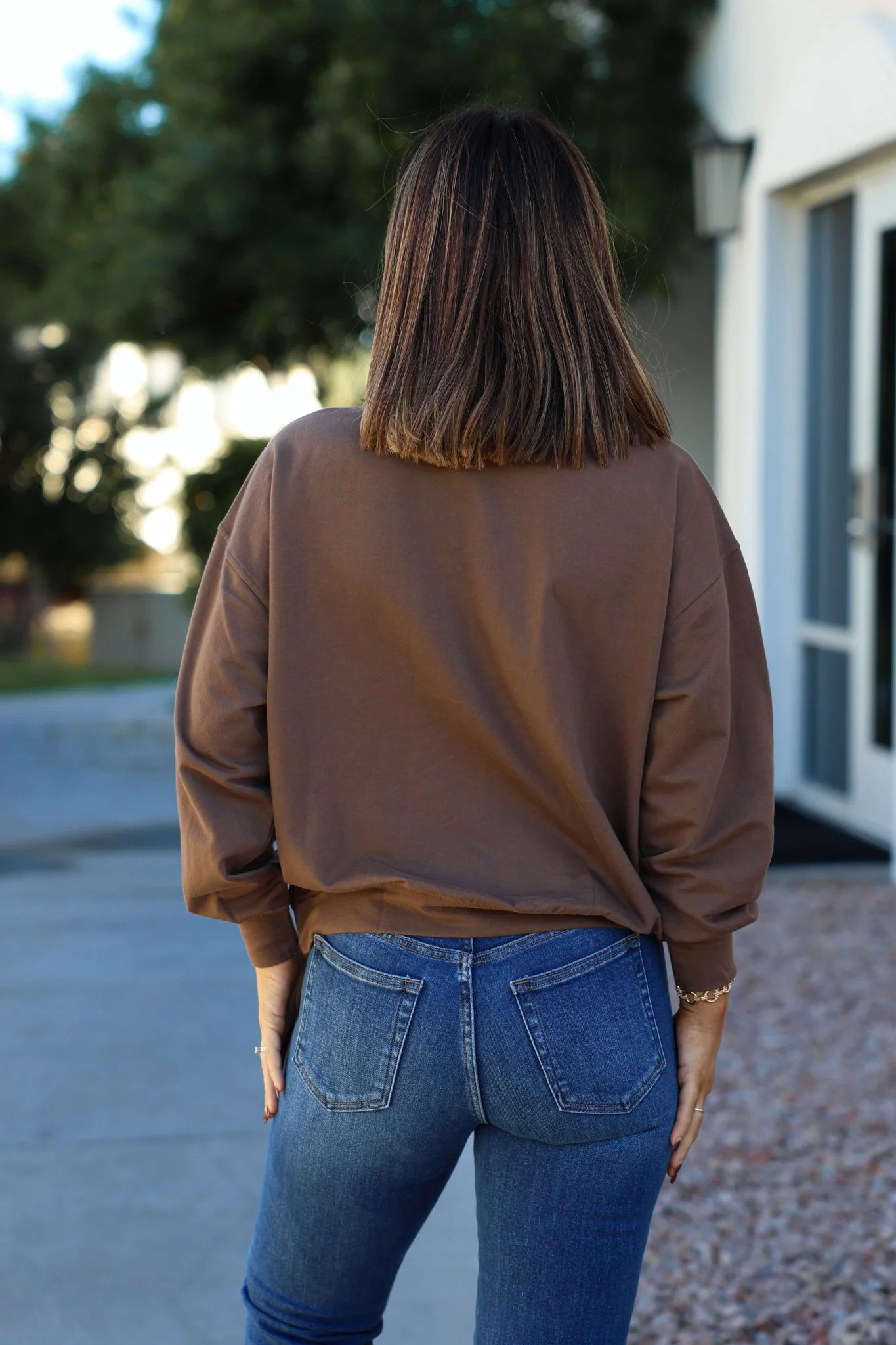 Brown 1987 Long Sleeve Pullover - FINAL SALE - Image 5