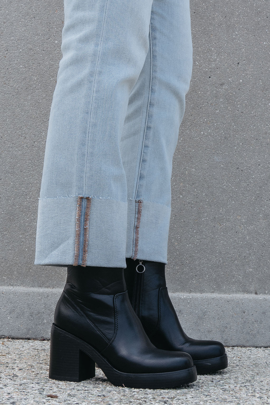 Chinese Laundry Groovy Black Heeled Ankle Boots - FINAL SALE - Image 3