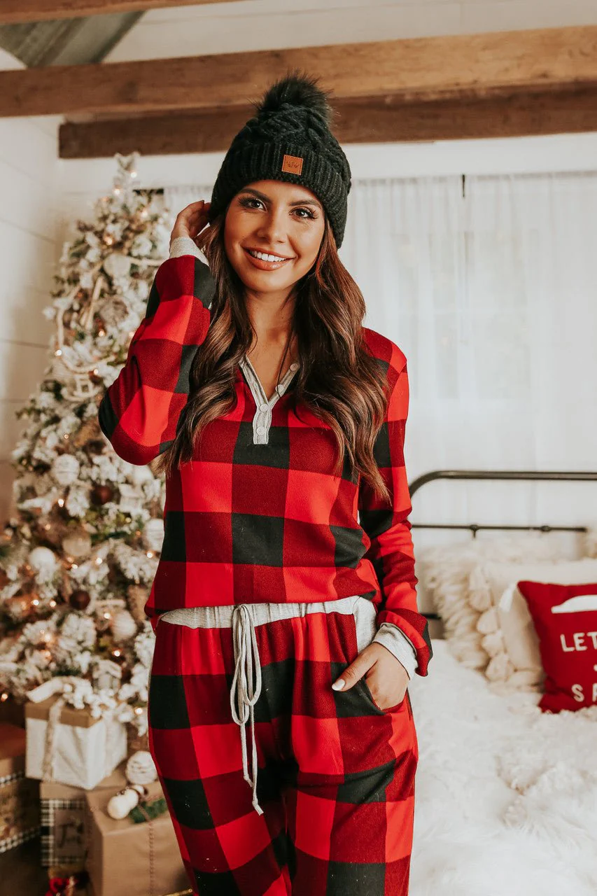 Christmas Morning Red Plaid Pajama Set - FINAL SALE - Image 10