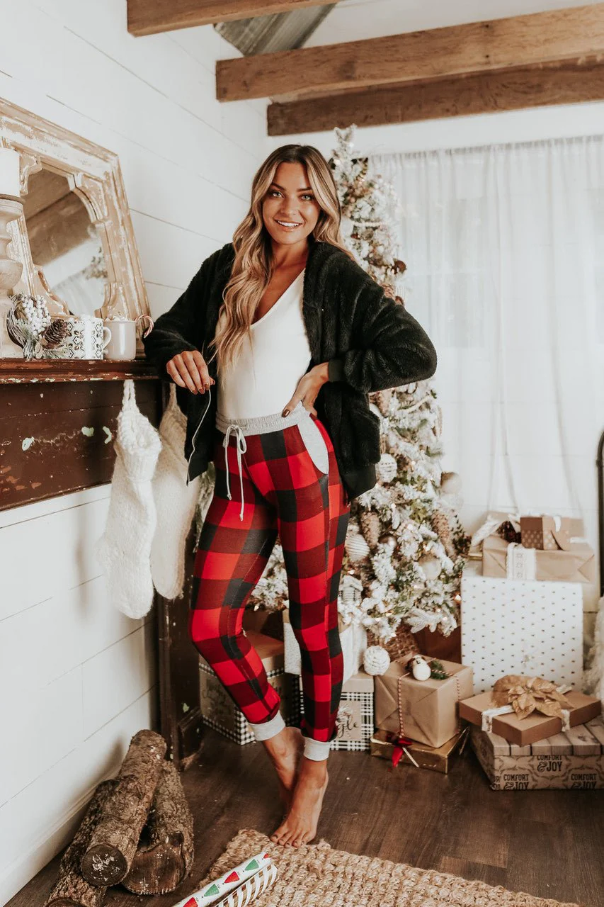 Christmas Morning Red Plaid Pajama Set - FINAL SALE - Image 14