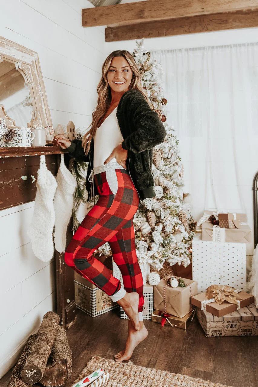 Christmas Morning Red Plaid Pajama Set - FINAL SALE - Image 16