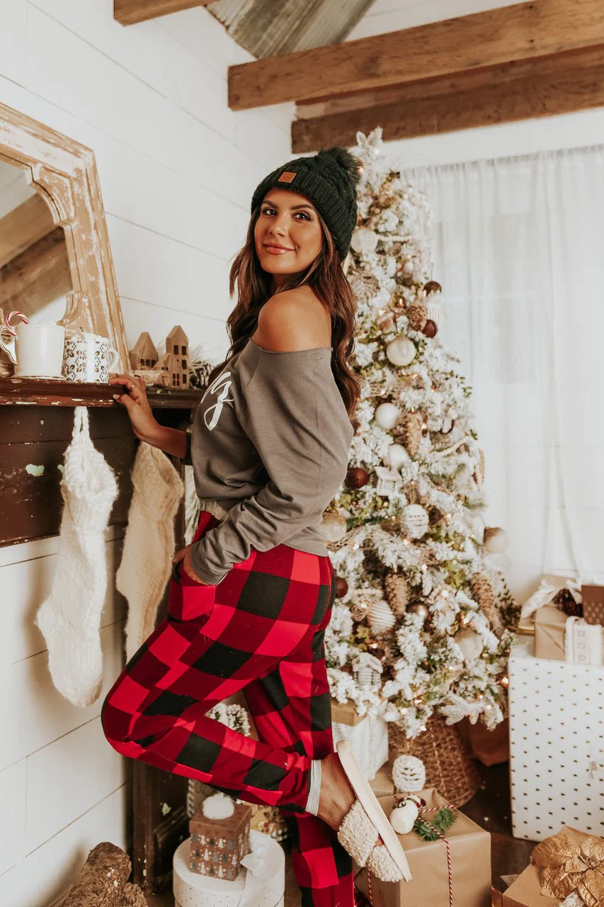 Christmas Morning Red Plaid Pajama Set - FINAL SALE - Image 17