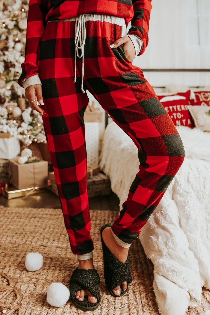 Christmas Morning Red Plaid Pajama Set - FINAL SALE - Image 7