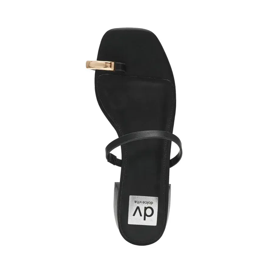 Dolce Vita Narra Black Strappy Block Heel Sandals - FINAL SALE - Image 4