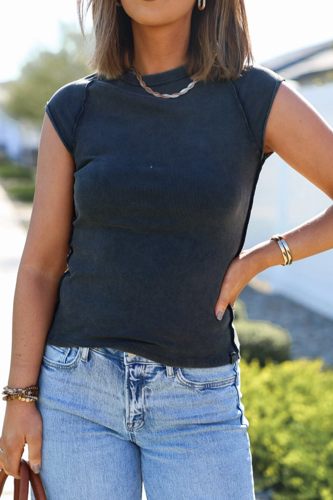 Free People Black Ever Had Tee - Image 3