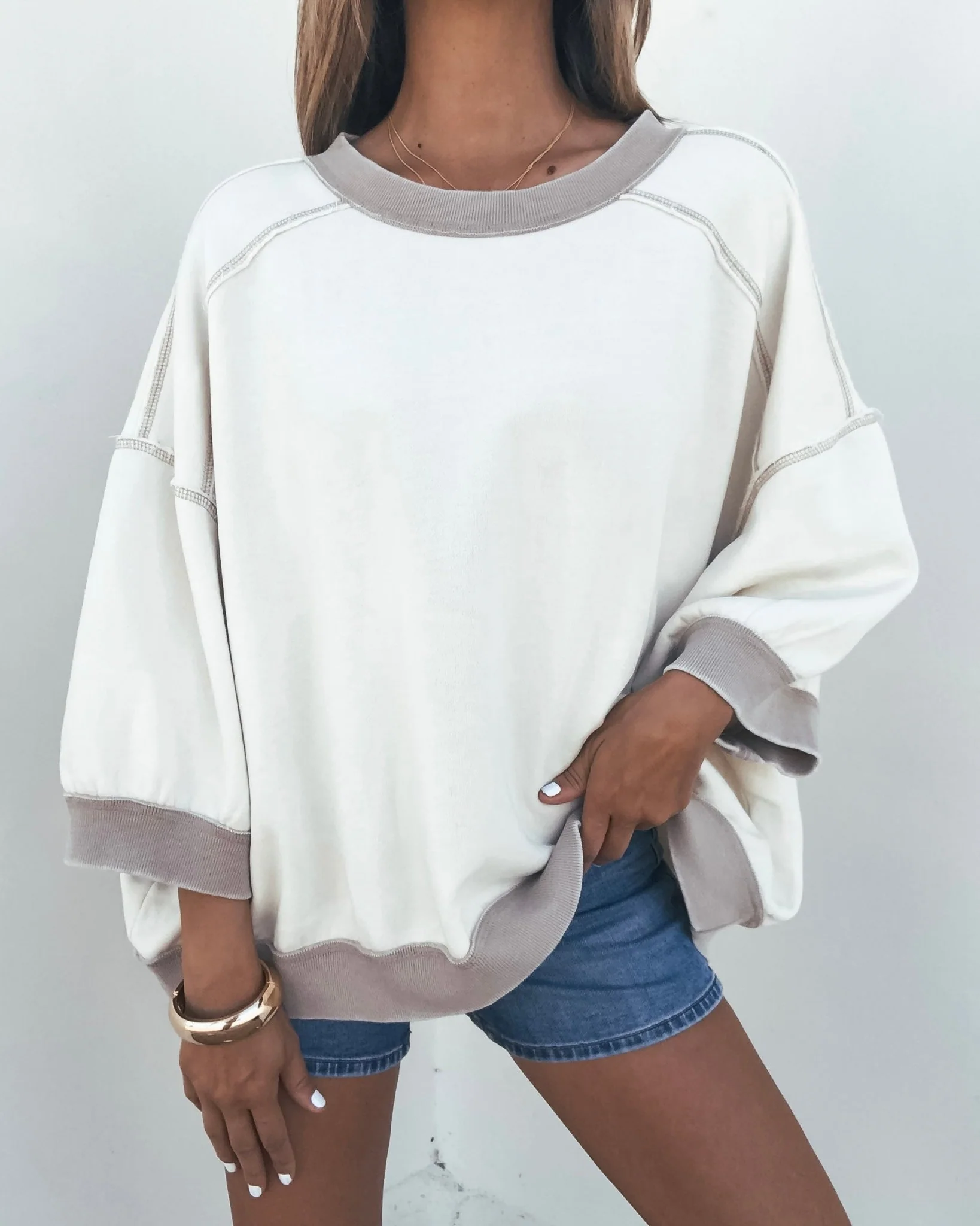 Free People Cream Everything Pullover - Image 2