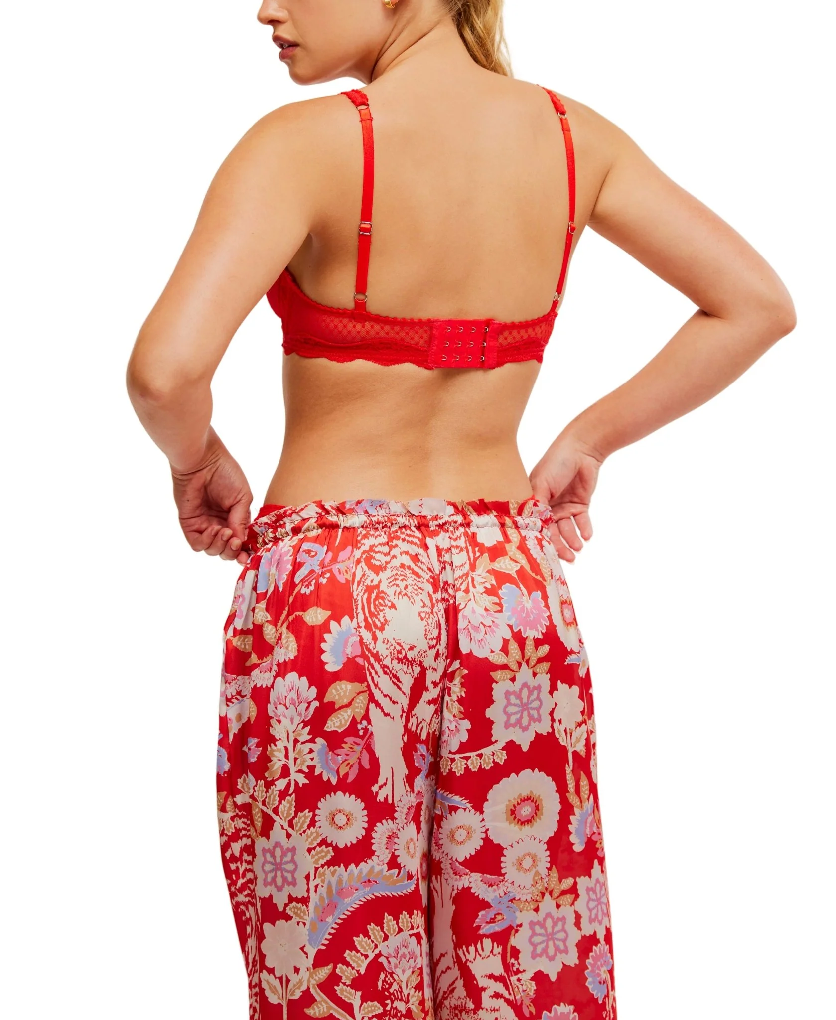 Free People Red Mid Week Underwire Bra - FINAL SALE - Image 5
