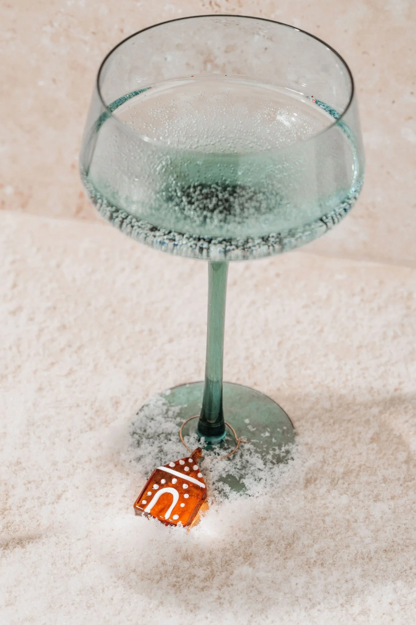 Gingerbread Glass Wine Charms - FINAL SALE - Image 4