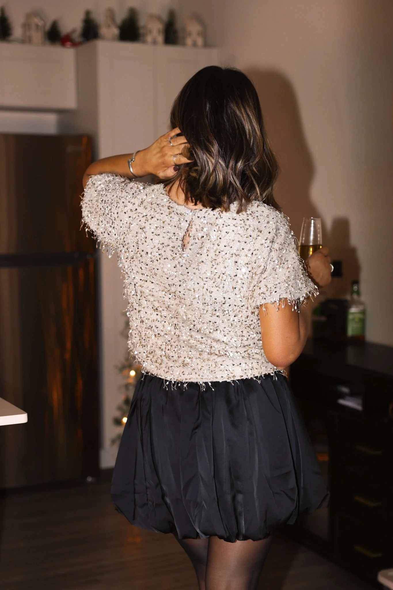 Golden Glow Sequin Top - FINAL SALE - Image 4