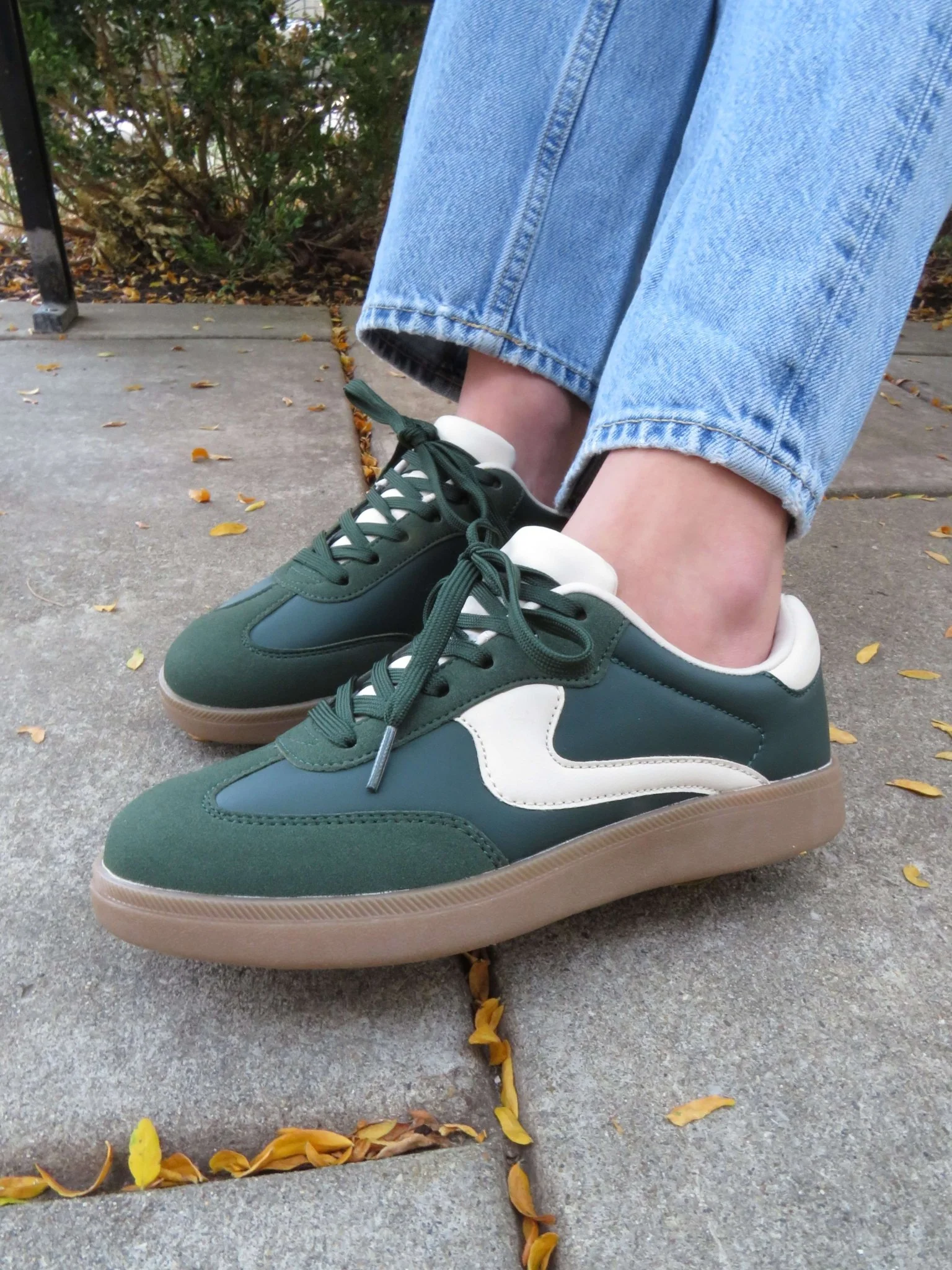 Green Remus Lace Up Sneakers - FINAL SALE - Image 2
