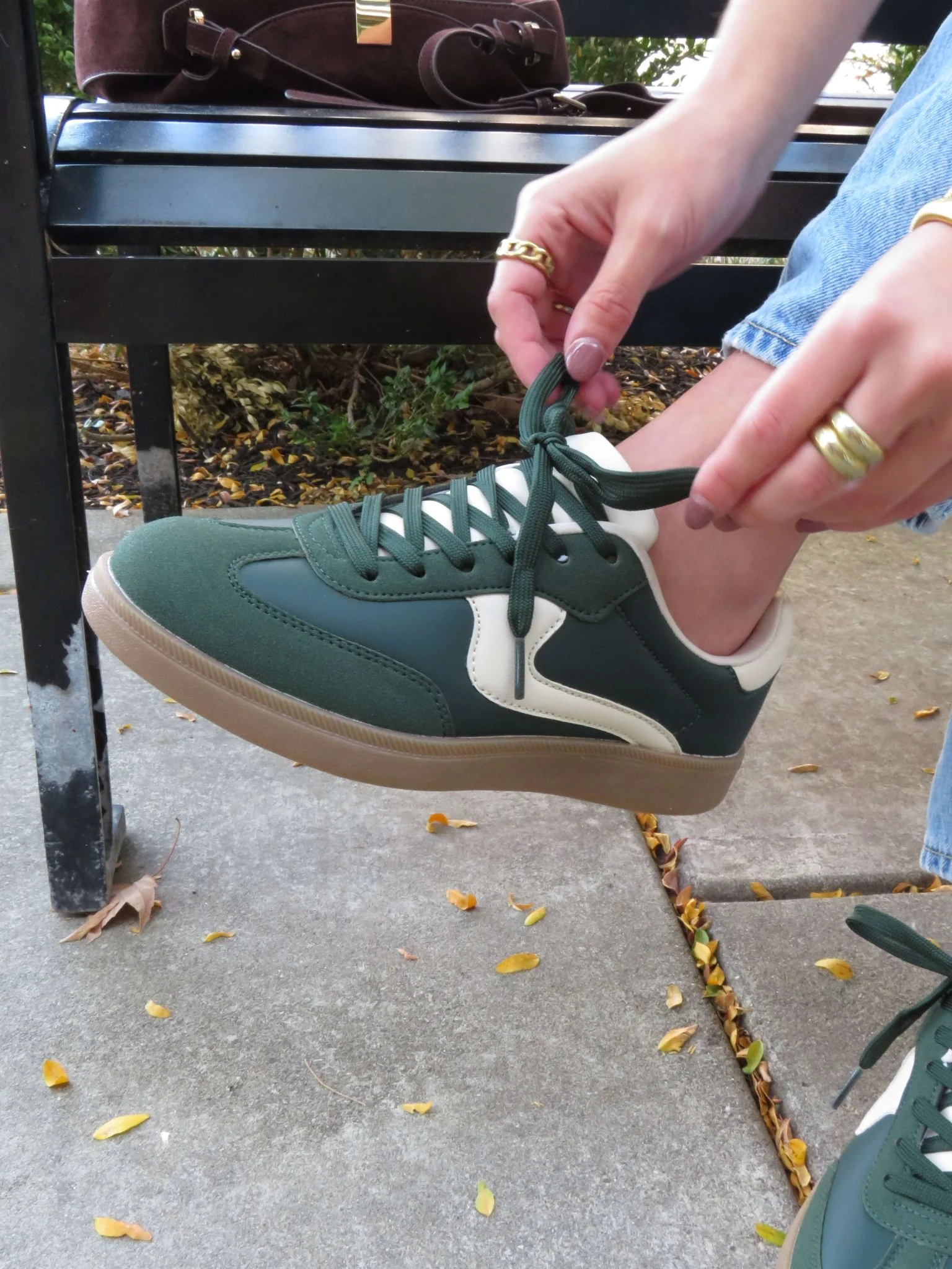 Green Remus Lace Up Sneakers - FINAL SALE - Image 3