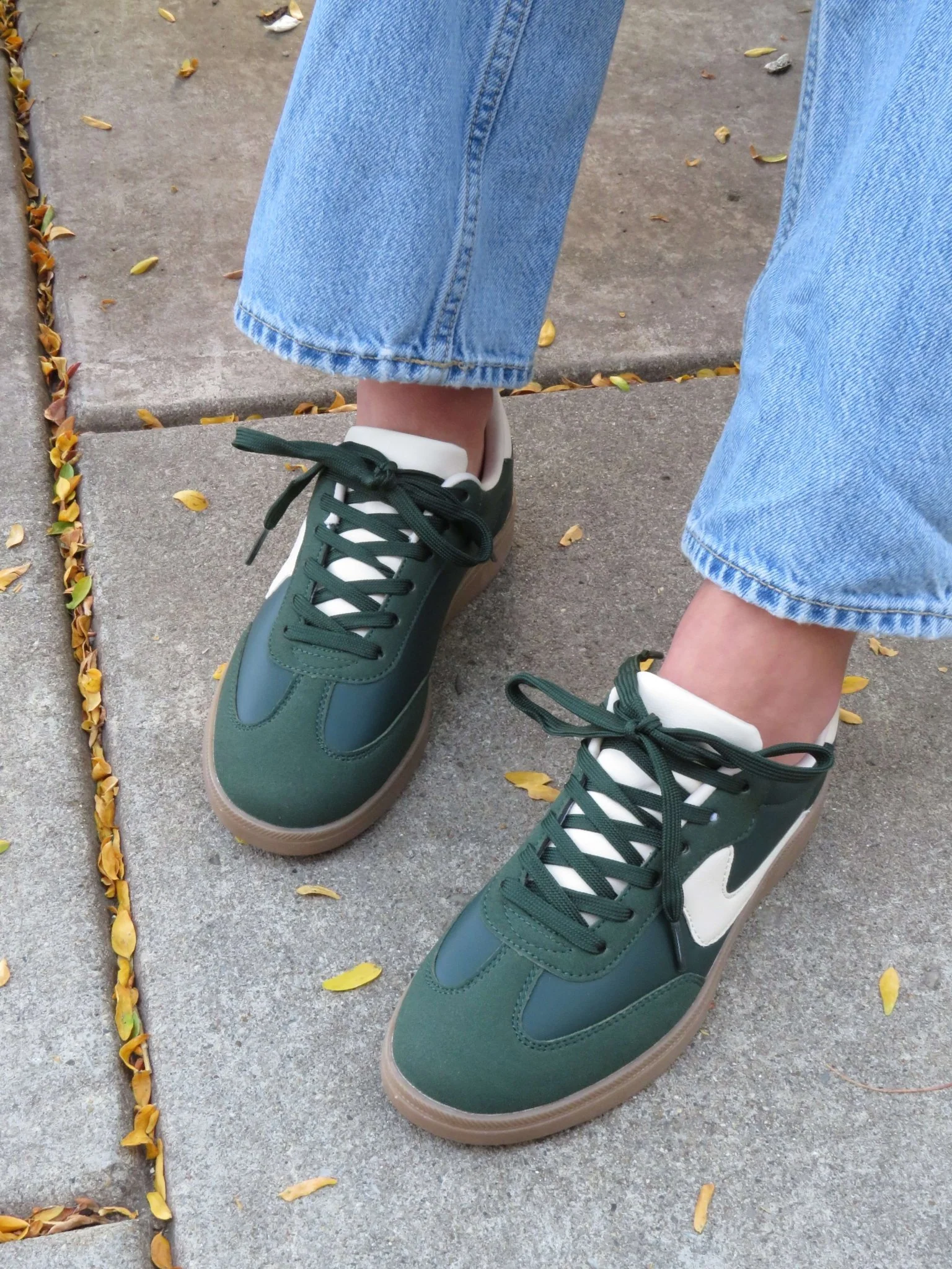 Green Remus Lace Up Sneakers - FINAL SALE - Image 4