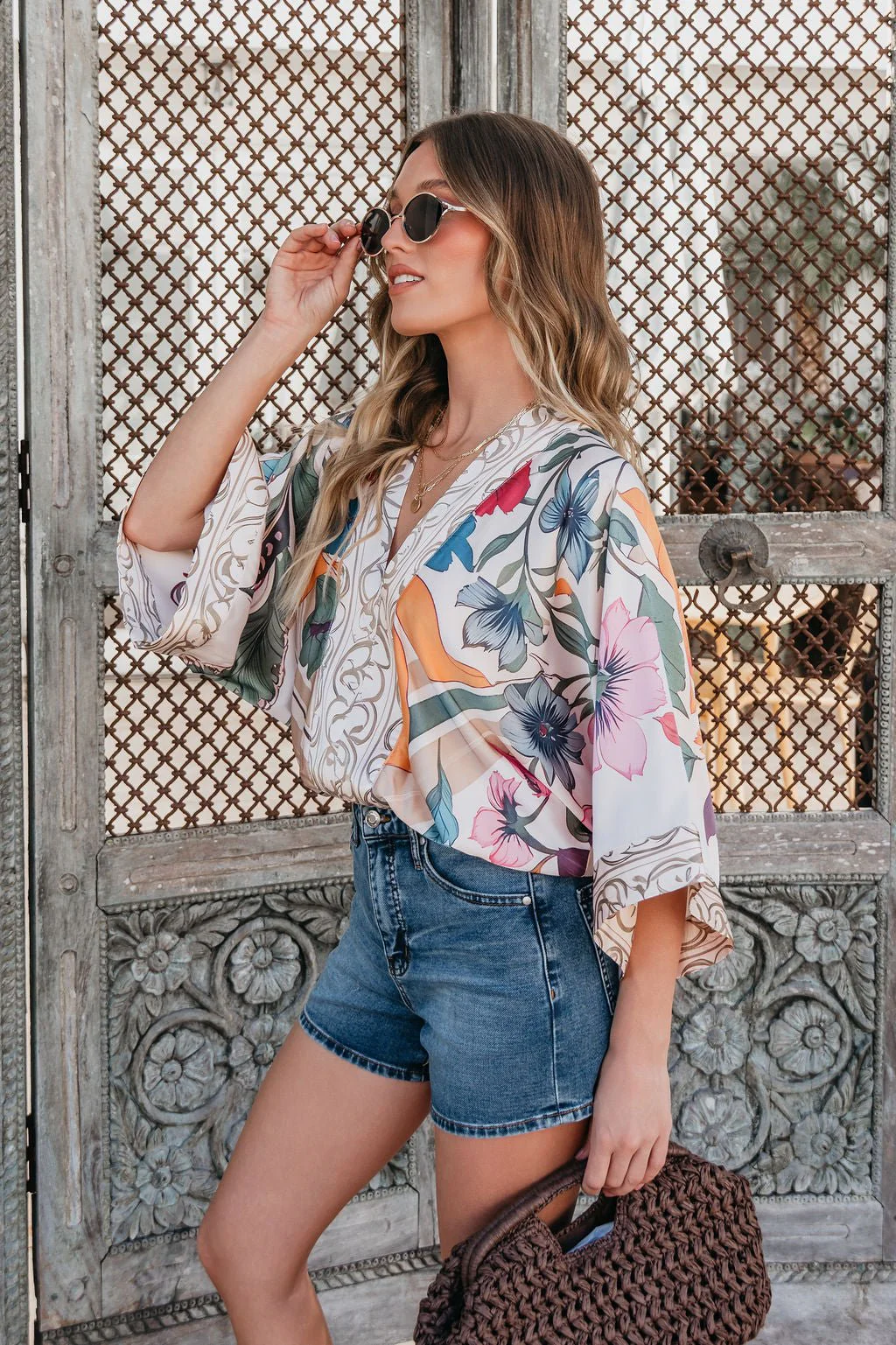 Island Muse Multi Floral Bodysuit - Image 4