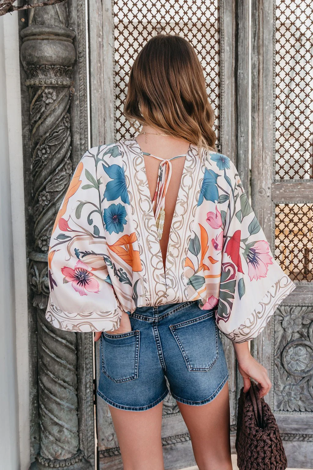 Island Muse Multi Floral Bodysuit - Image 8