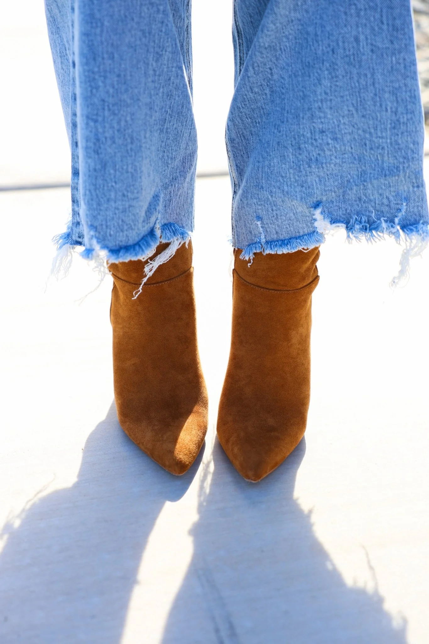 Matisse Spencer Camel Heeled Ankle Booties - FINAL SALE - Image 3