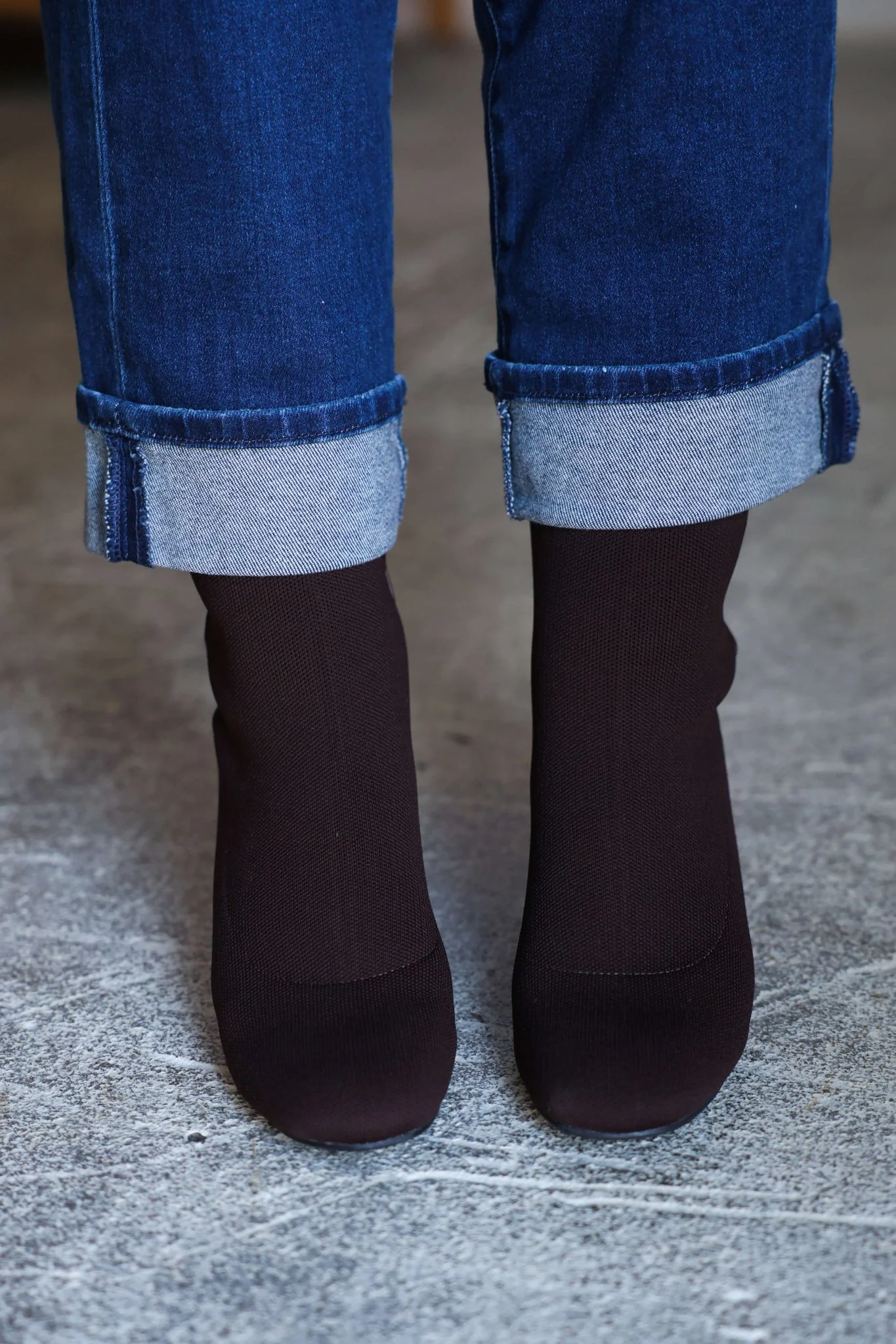 MIA Bronwen Brown Heeled Ankle Booties - FINAL SALE - Image 3