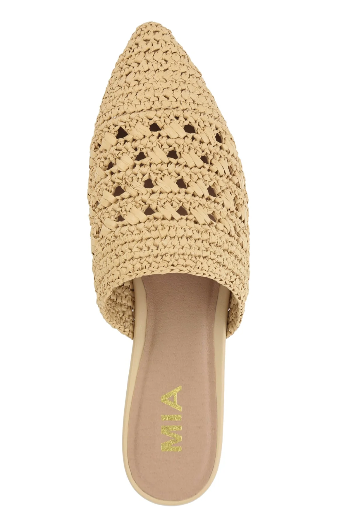 MIA Jany Natural Pointed Mules - Image 2