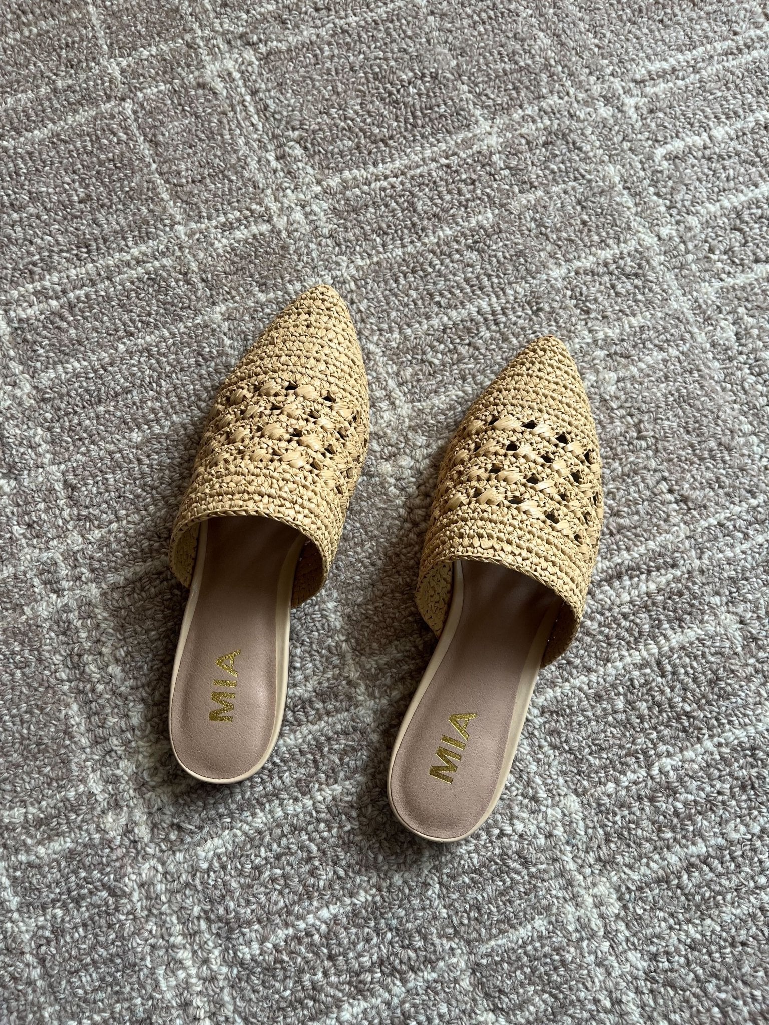 MIA Jany Natural Pointed Mules - Image 4