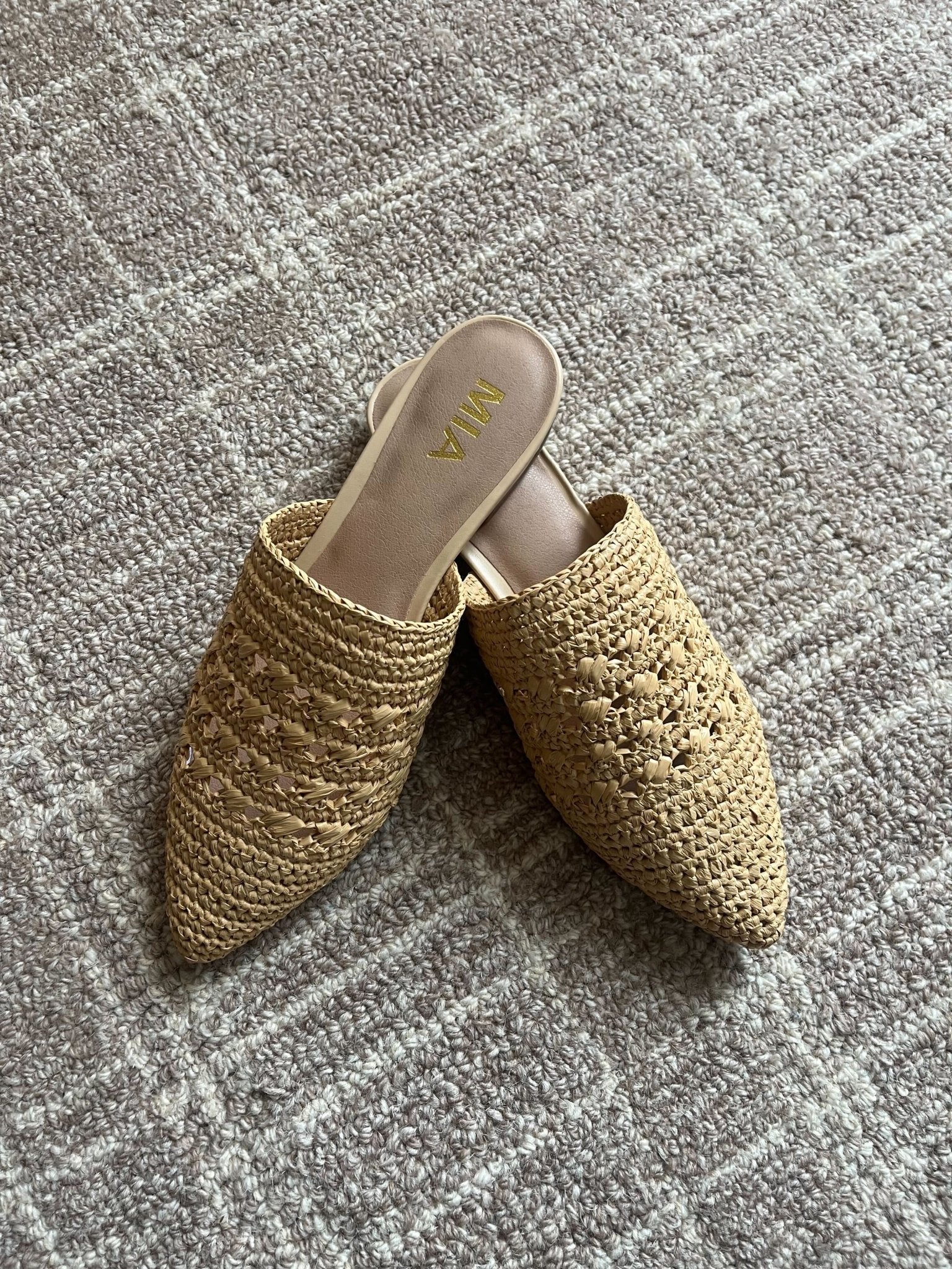 MIA Jany Natural Pointed Mules - Image 7