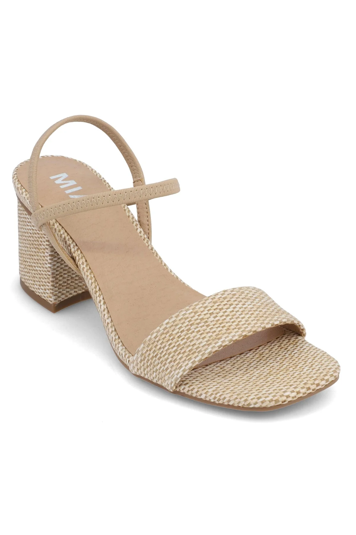 MIA Zissy Natural Strappy Heels - Image 4