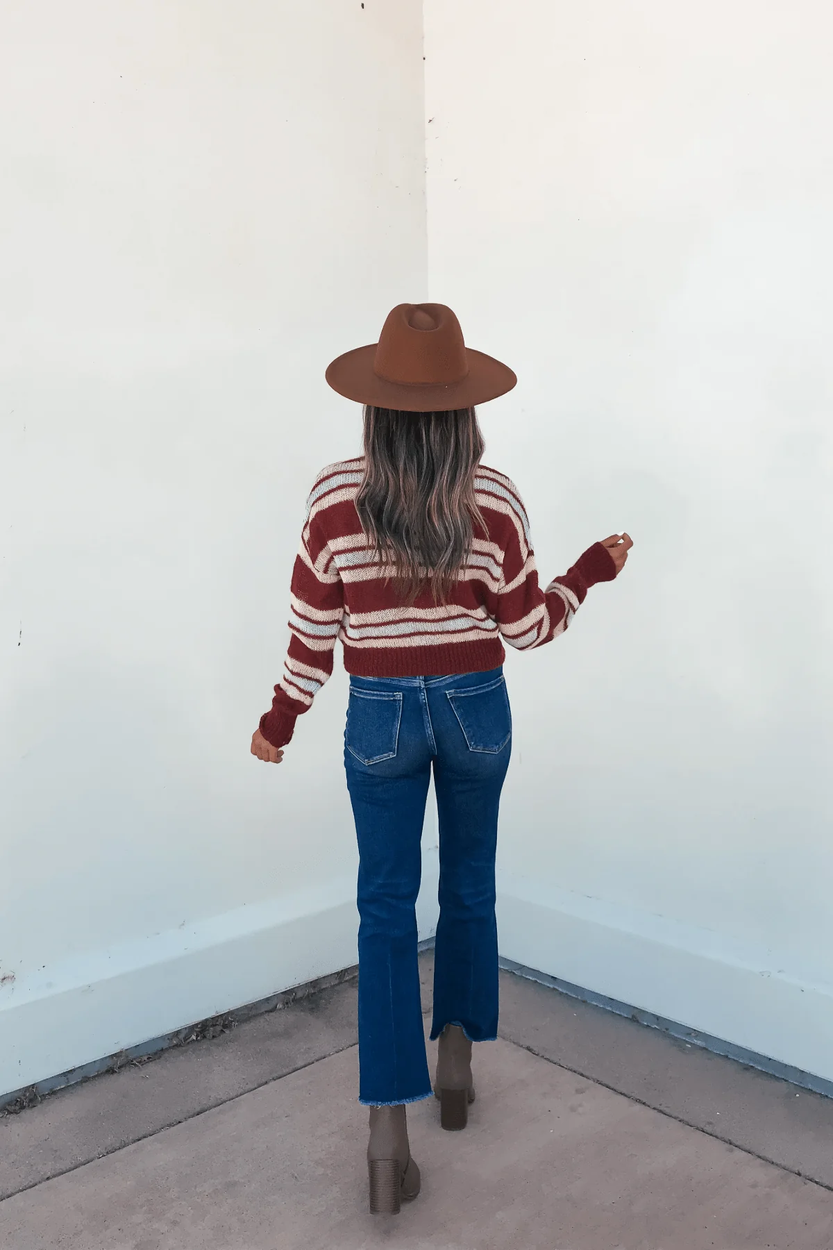 Multi Striped Button Up Sweater Cardigan - FINAL SALE - Image 4