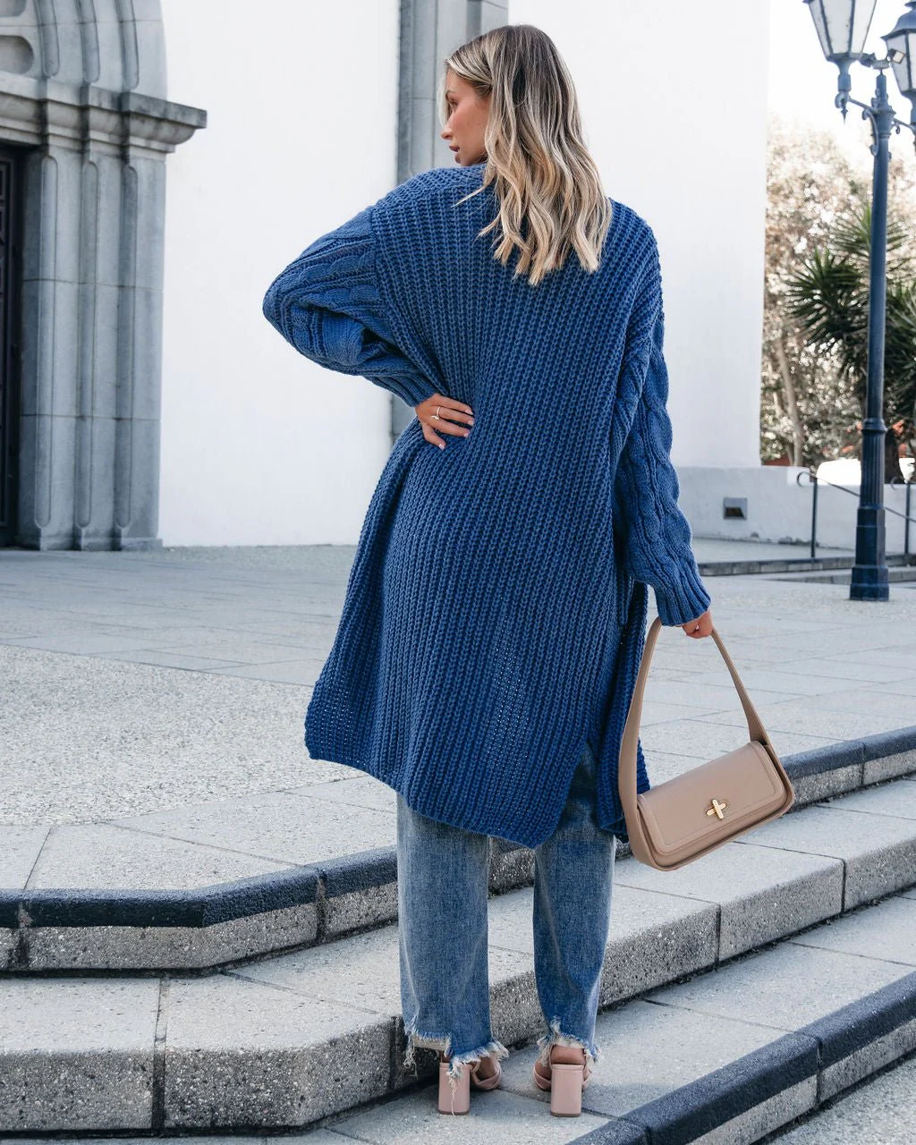 Muse By Magnolia Blue Chunky Duster Cardigan - FINAL SALE - Image 12