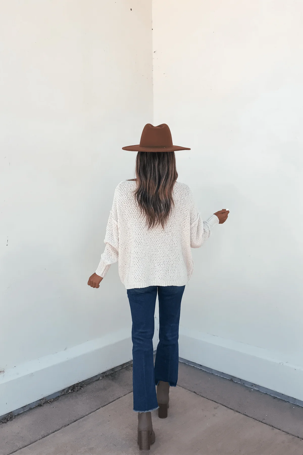 Natasha Ivory Cable Knit Sweater - FINAL SALE - Image 4
