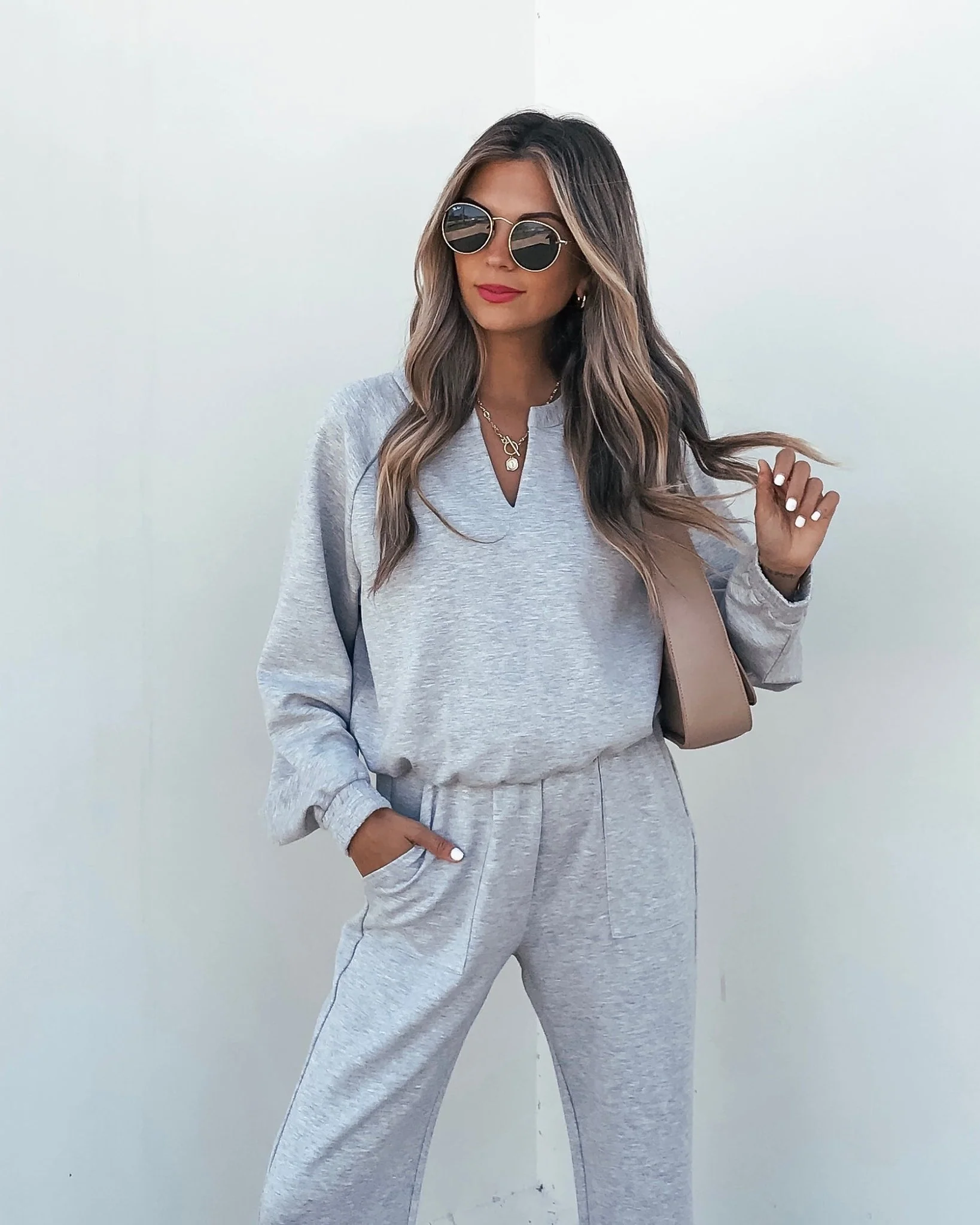 Stay Active Grey Lounge Sweatpants - FINAL SALE - Image 3