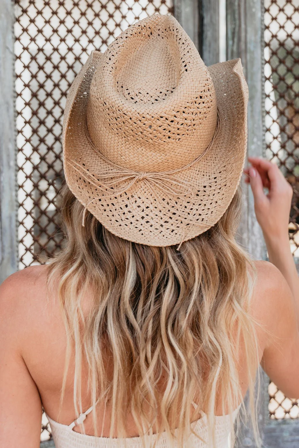 Sunset Wrangler Straw Cowboy Hat - Image 4