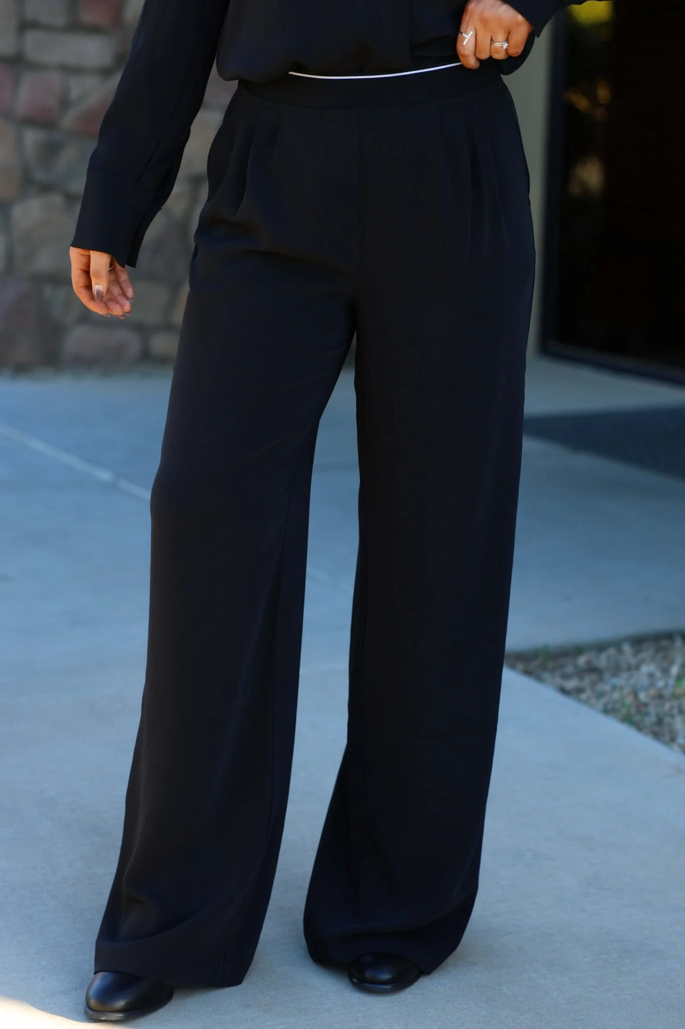 Thread and Supply Black Dress Pants - FINAL SALE - Image 2