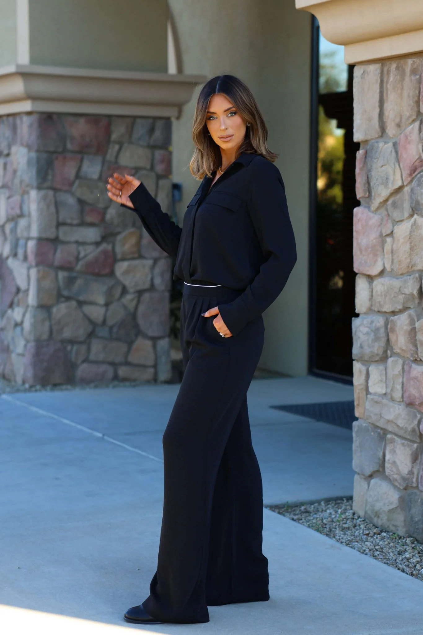 Thread and Supply Black Dress Pants - FINAL SALE - Image 4