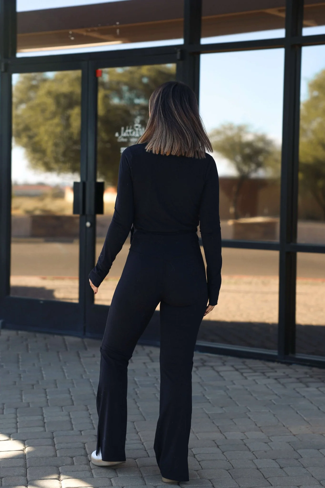 Thread and Supply Polina Black Flare Pants - FINAL SALE - Image 5