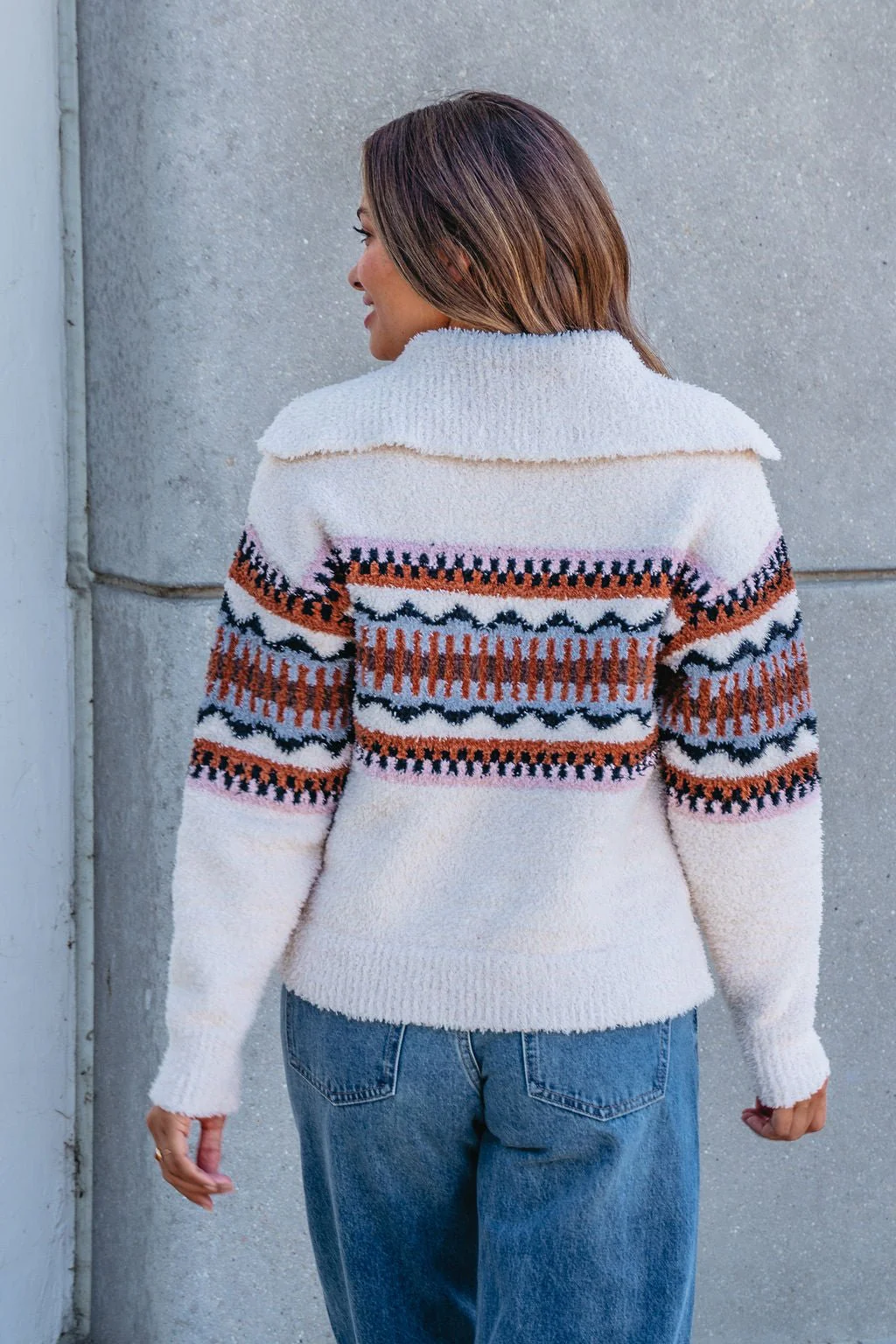 Thread and Supply Tan Aztec Bernese Sweater - FINAL SALE - Image 10